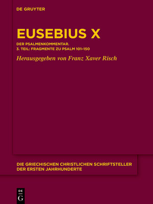 cover image of Eusebius Werke